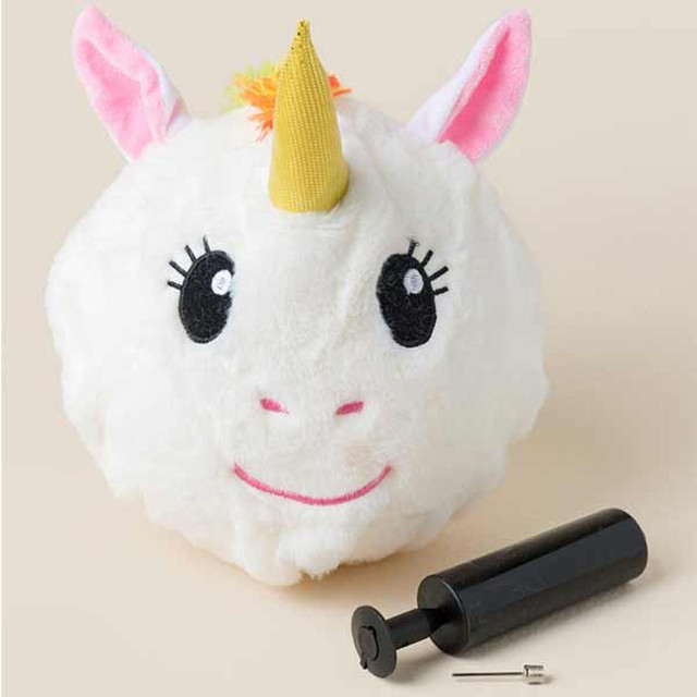 OEM ODM Geaccepteerde opblaasbare Buddy Ball Zeepaard Diameter 12' Plush Unicorn Balls