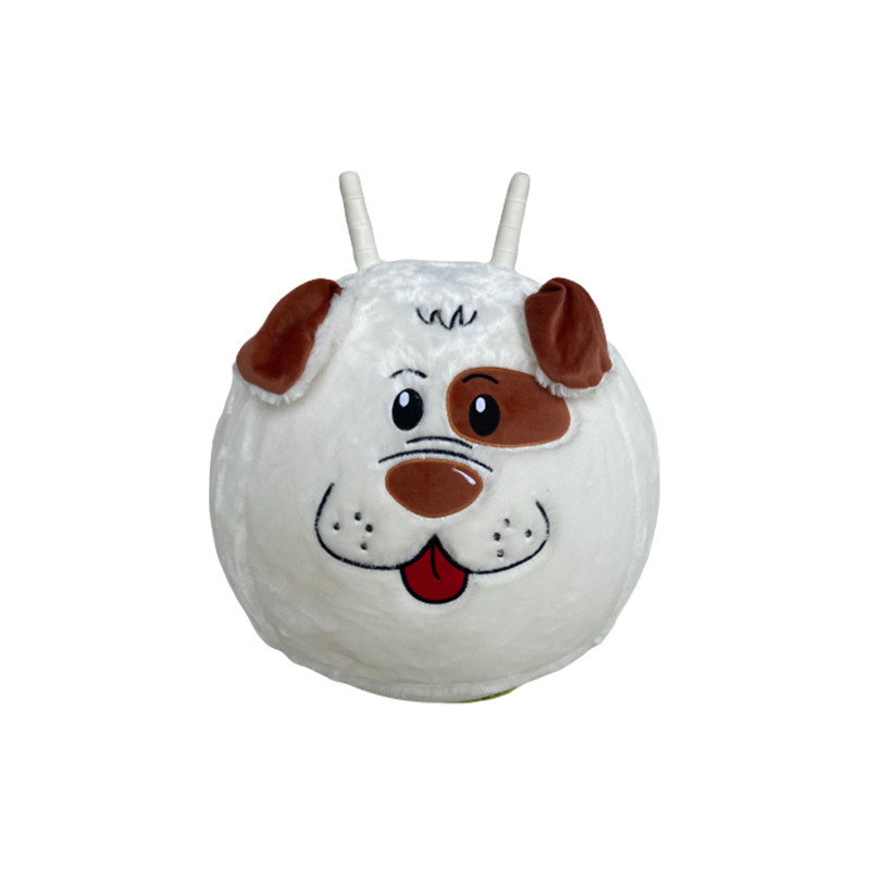 Plush Toy Ride op Animal Ball Hoppen Bouncy Ball met handgrepen opblaasbare PVC Diameter 20