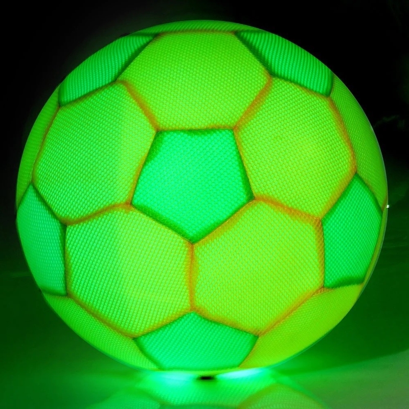 BM-B-006 0 tot 24 maanden Leeftijdsbereik Soft Novelty Mesh LED Soccer Ball